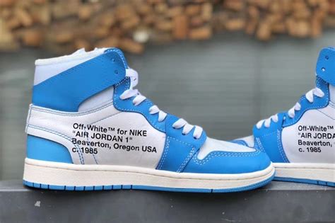 best off white jordan 1 unc replica